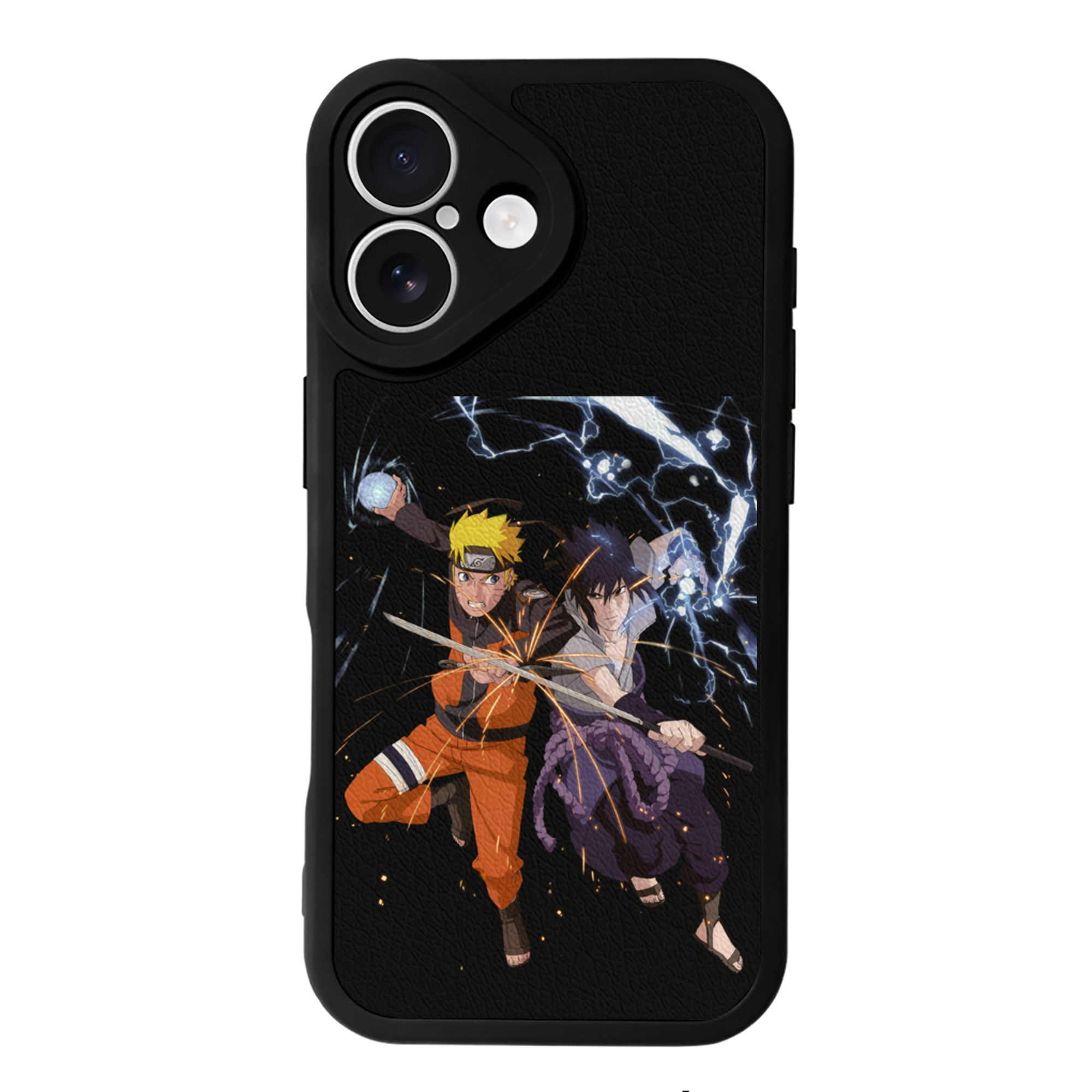 （画像用） NARUTO -ナルト- うずまき ナルト Uzumaki Naruto 【iPhone 16シリーズ対応】シリコンスマホケース（レザー調） 材質：シリコン
